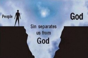 how sin separates us from God's blessings