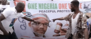 Nnamdi Kanu protest